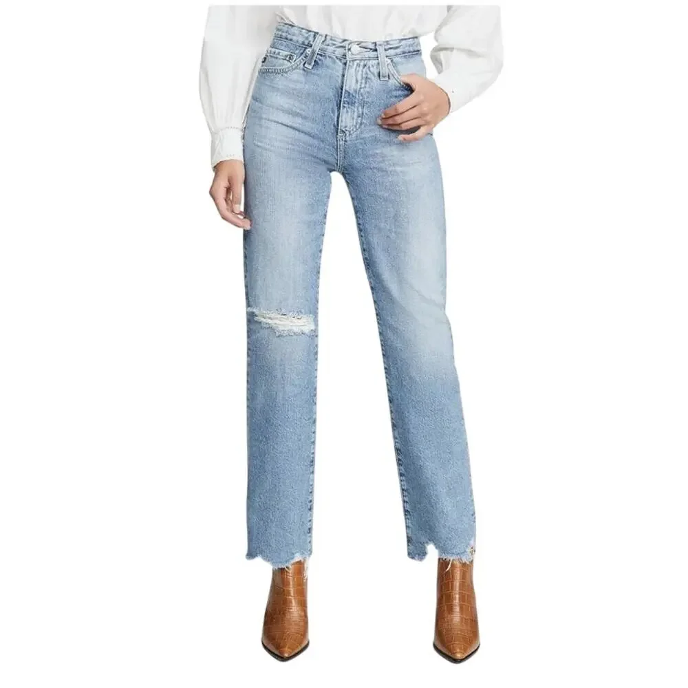 Adriano Goldschmied Alexxis High Rise‎ Straight Vintage Jeans in 1990 Hero Sz 30